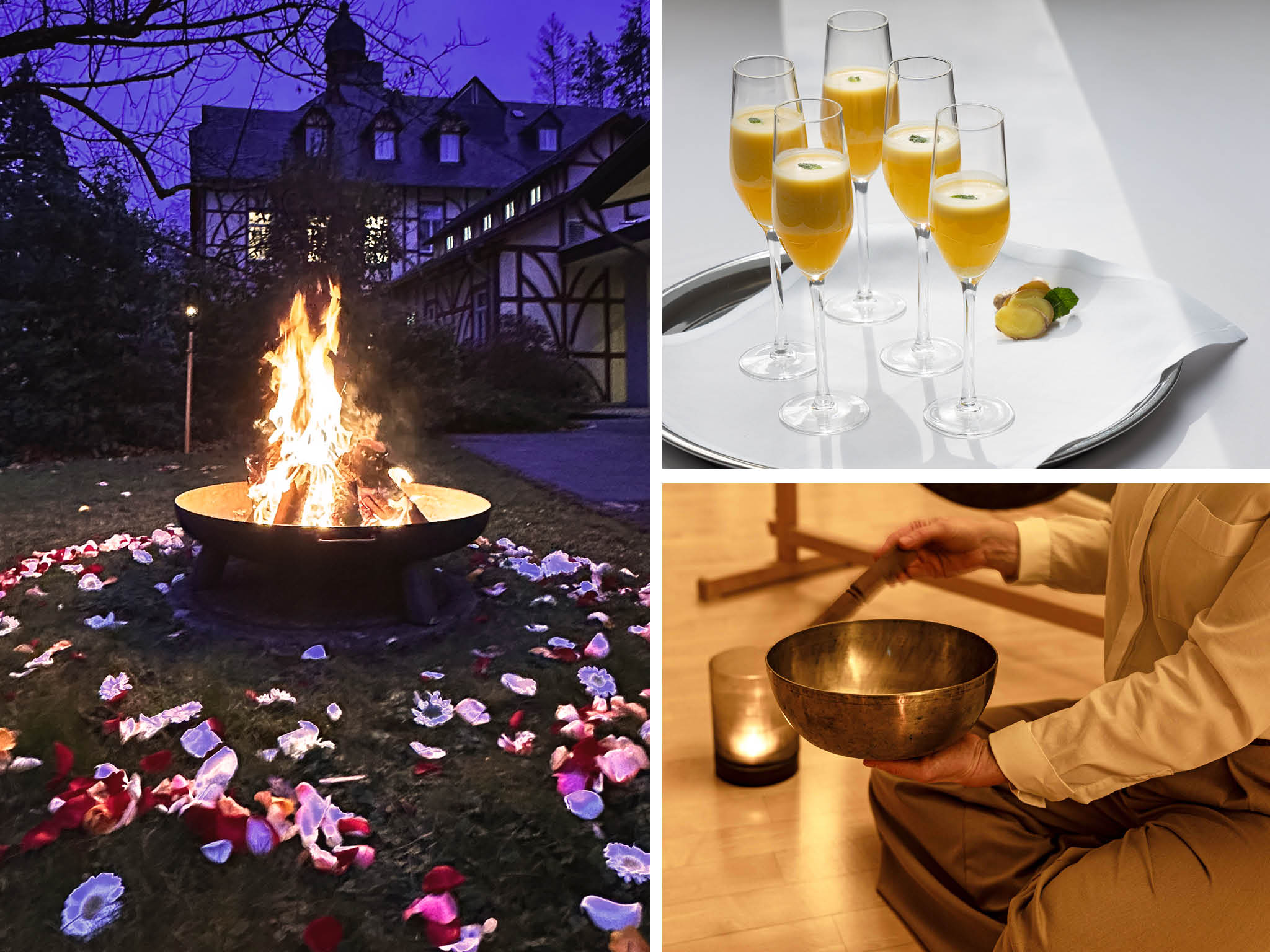 Easter bonfire cocktails meditation